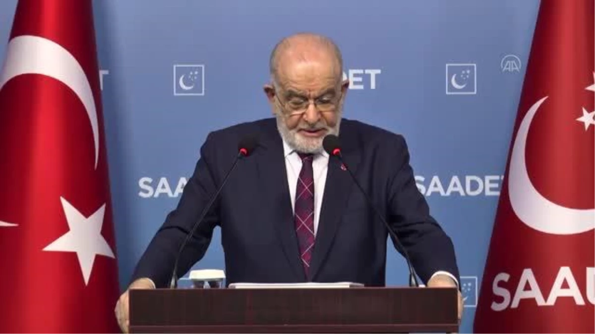 Saadet Partisi Genel Başkanı Karamollaoğlu, gündemi değerlendirdi (1)