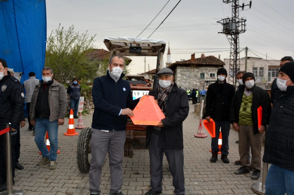 Traktörlere önce reflektör sonra muayene