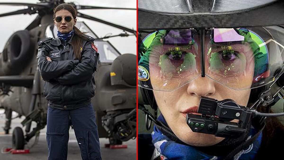Türkiye\'nin ilk kadın taaruz helikopter pilotu Özge Karabulut tarihe geçti