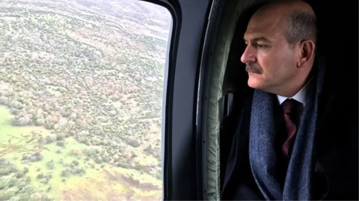 Bakan Soylu\'yu taşıyan helikopter yoğun sis nedeniyle Bilecik\'e iniş yaptı