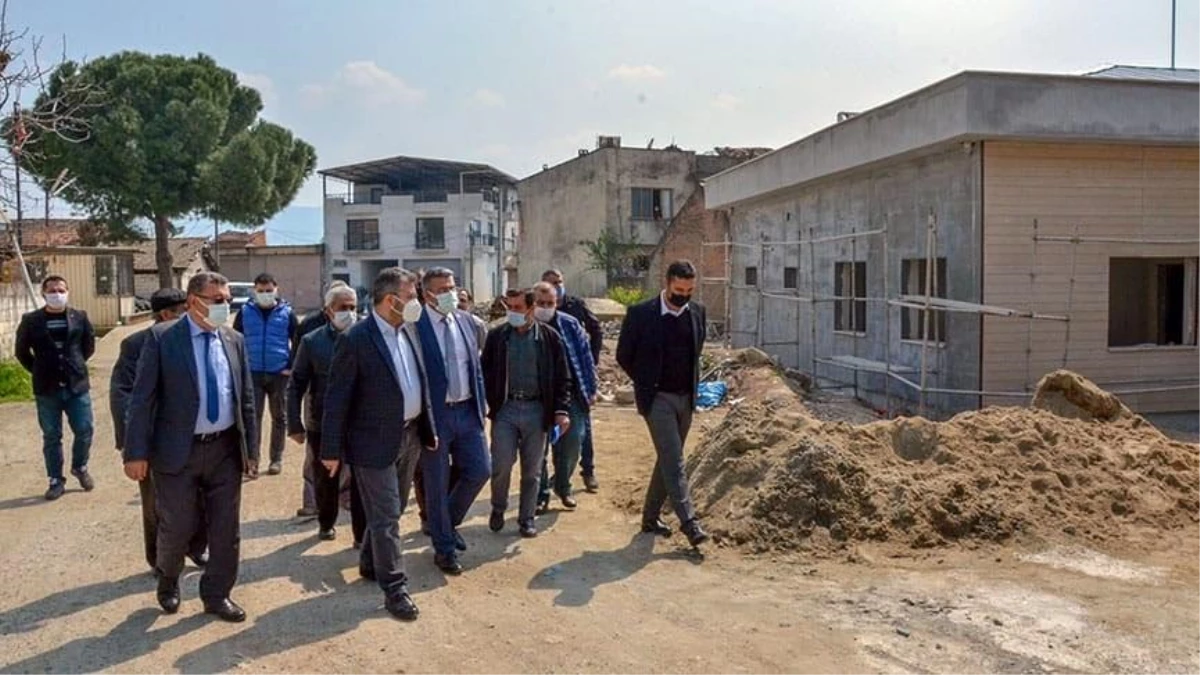 Başkan Güler sağlık merkezi inşaatını inceledi
