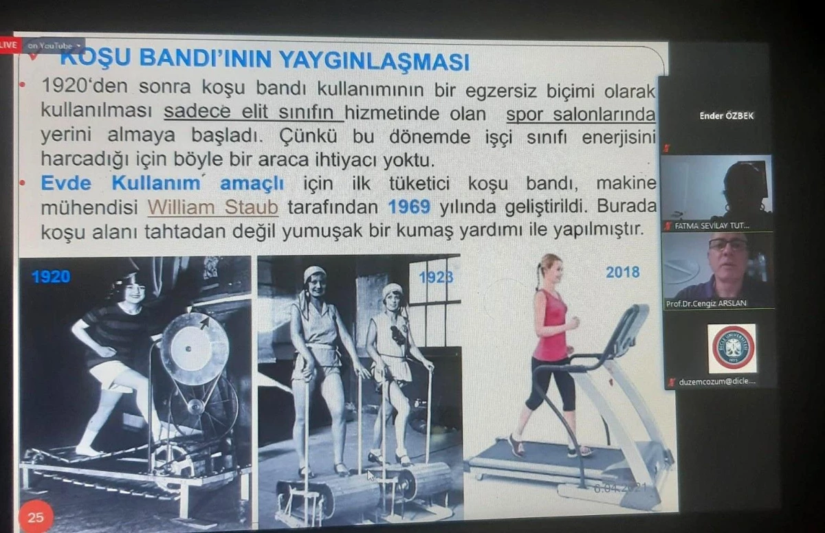 DÜ BESYO\'da online \'Spor ve Sağlıklı Yaşam\' semineri