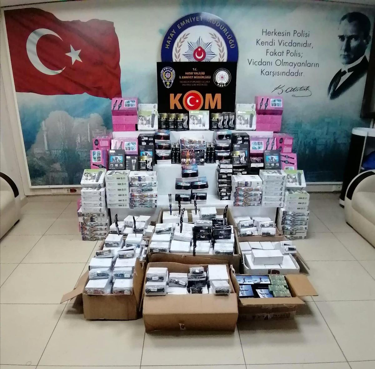 Hatay\'da taklit ürün operasyonu