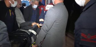 Otomobil şarampole yuvarlandı, baba-oğul yaralandı