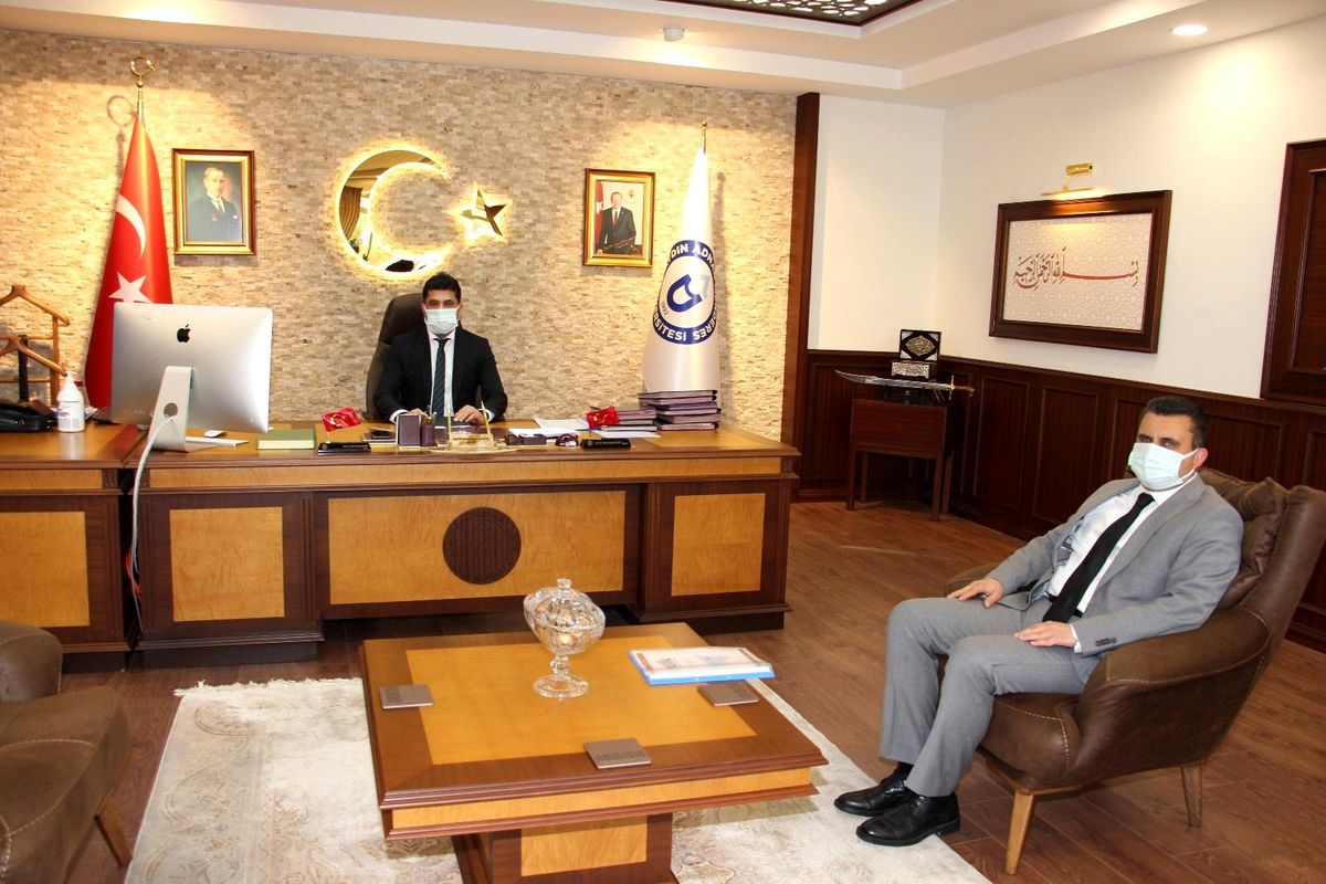 TÜİK Denizli Bölge Müdürü Coşkun, Rektör Aldemir\'le görüştü