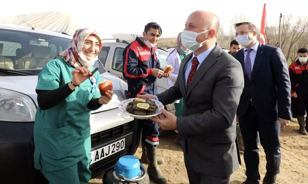 Vali Varol "Etçi ve Kombine Irkların Yaygınlaştırılması Projesi" açılış programına katıldı