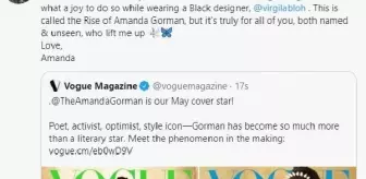 Vogue dergisinin kapağındaki ilk şair Amanda Gorman oldu