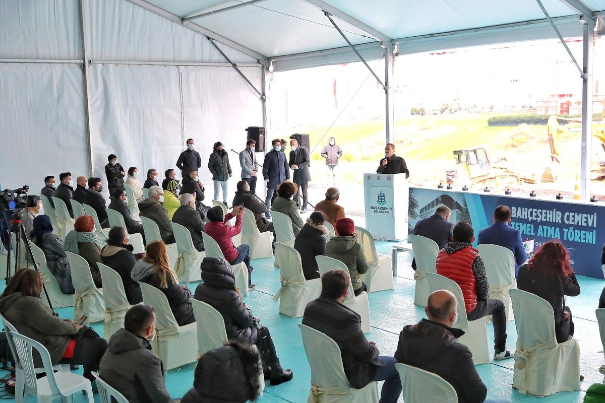 Bahçeşehir\'de Canlar Cem Evi\'nin temeli atıldı