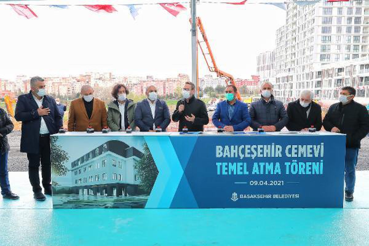 Bahçeşehir\'de Canlar Cem Evi\'nin temeli atıldı