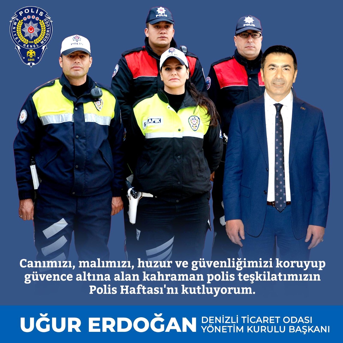 Başkan Erdoğan, "Halkımızın huzur ve güvenliği, kahraman polisimizin eseridir"