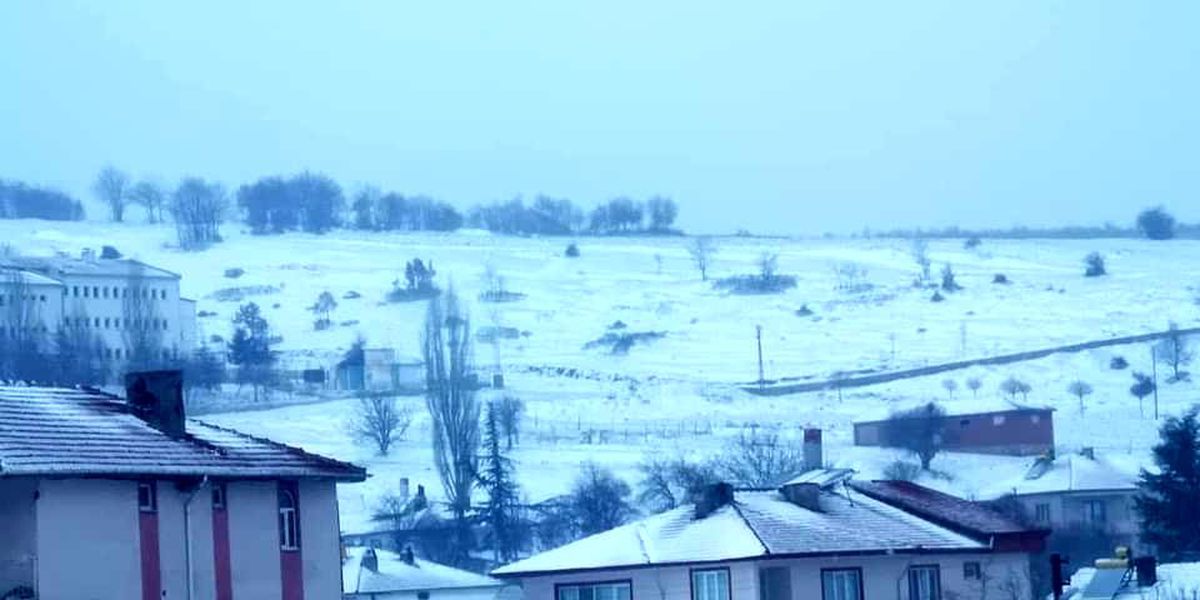 Bozüyük kar altında