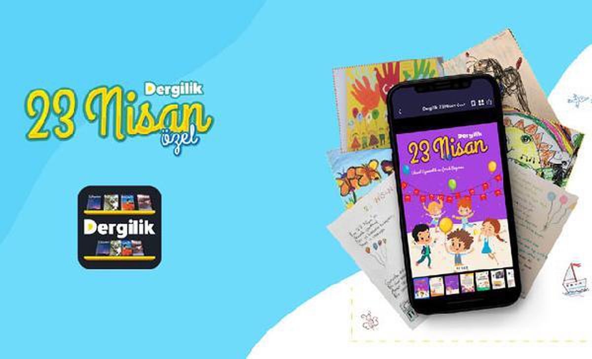 Çocuklar 23 Nisan\'ı Dergilik\'te kutluyor