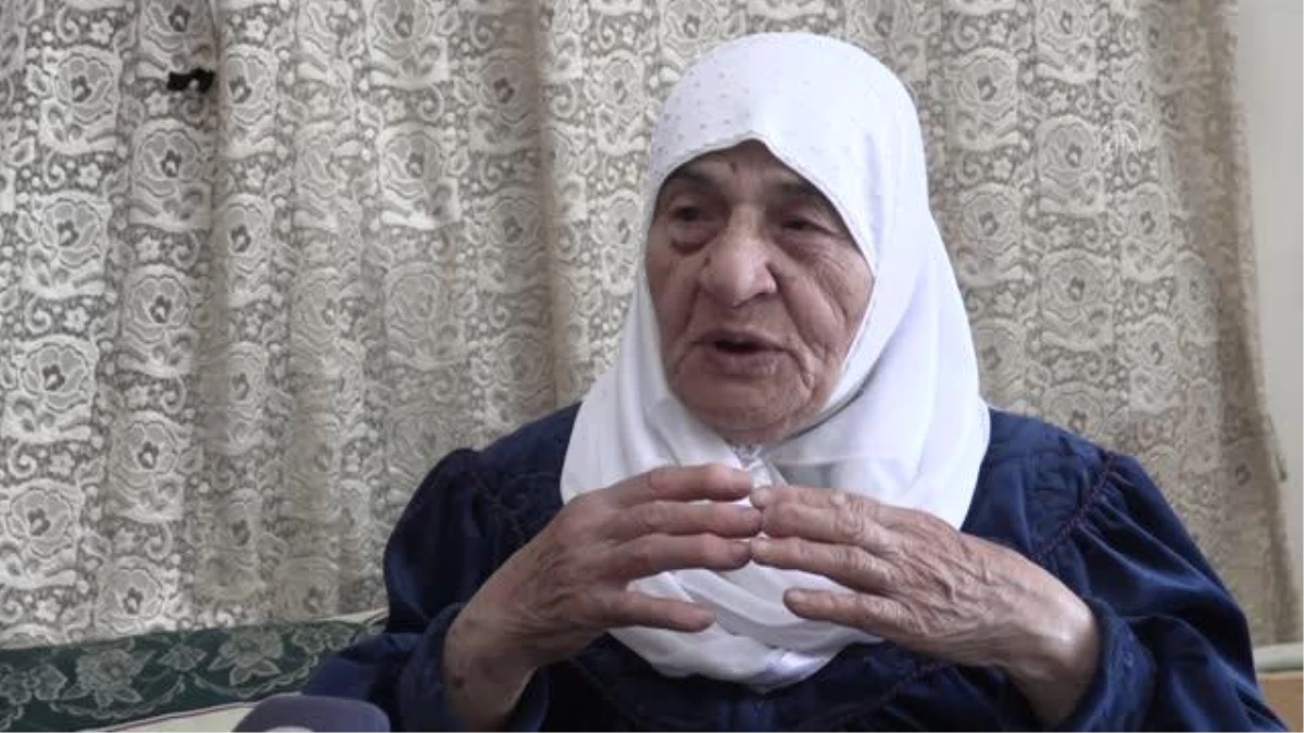 Filistin\'de 73 yıl önce gerçekleştirilen Deyr Yasin katliamının şahidi Meryem nine yaşadıklarını AA\'ya anlattı (1)
