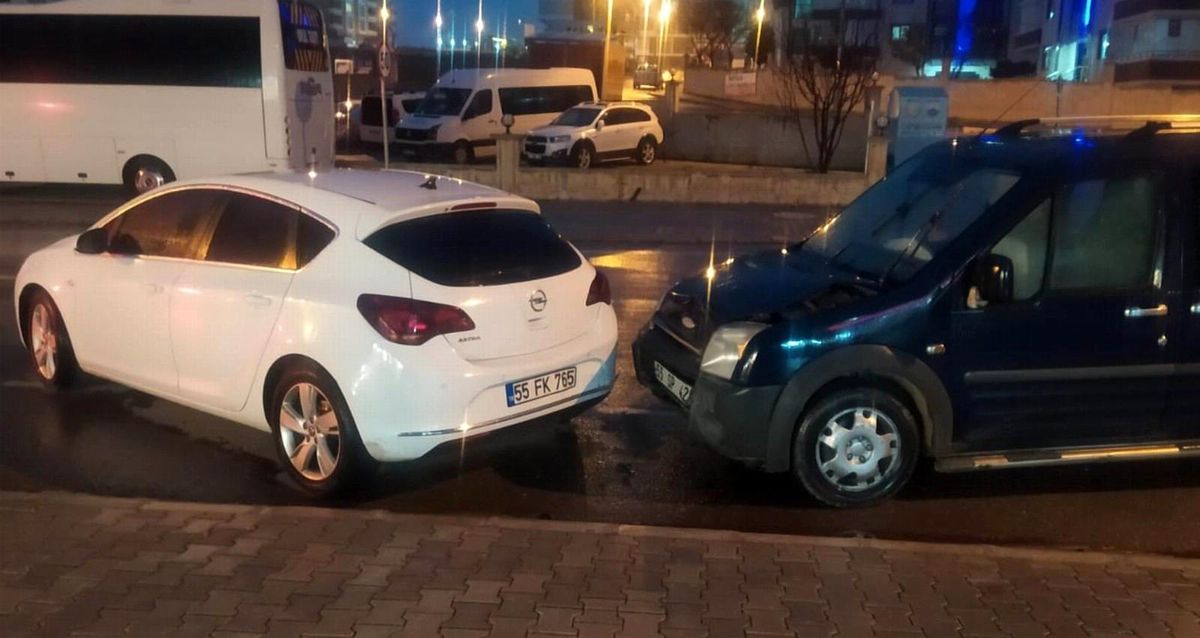 Samsun\'da trafik kazası: 1 yaralı