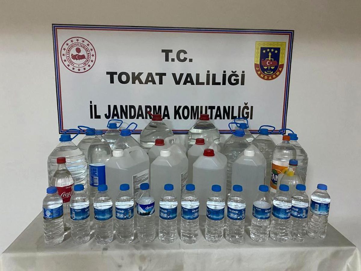 Son dakika... Tokat\'ta sahte içki operasyonu