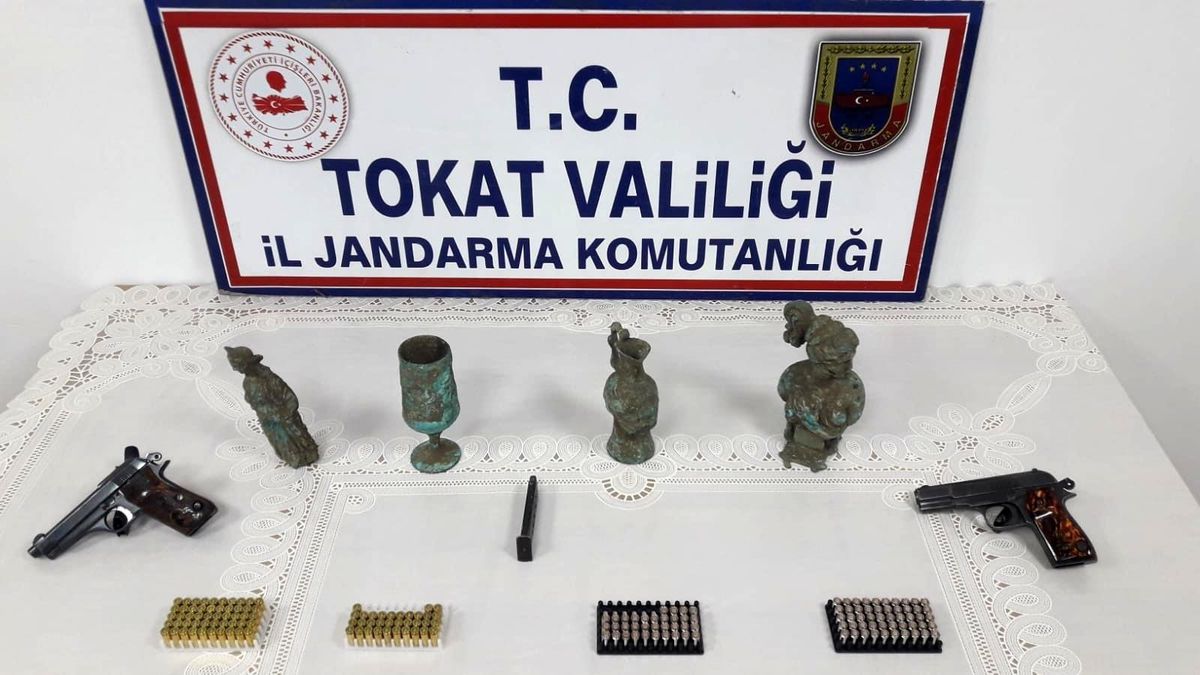 Tokat\'ta tarihi eser operasyonu