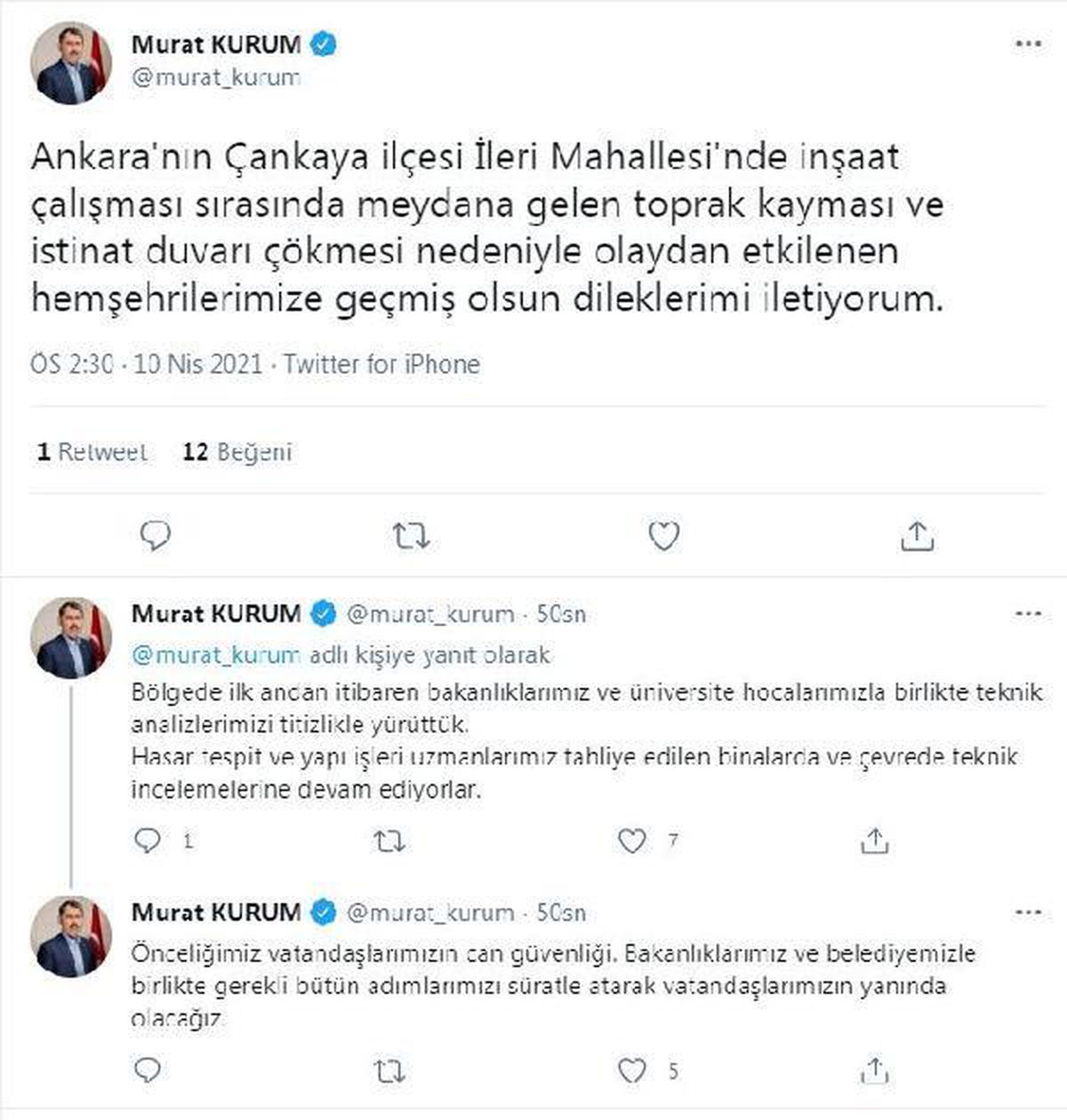 Son dakika haber | Ankara\'da inşaat kazısında temeli kayan apartmanda yıkım başladı (2)