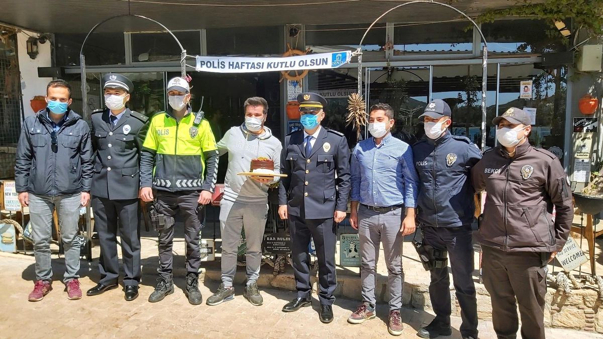 Datça\'da Polis Haftası kutlamaları