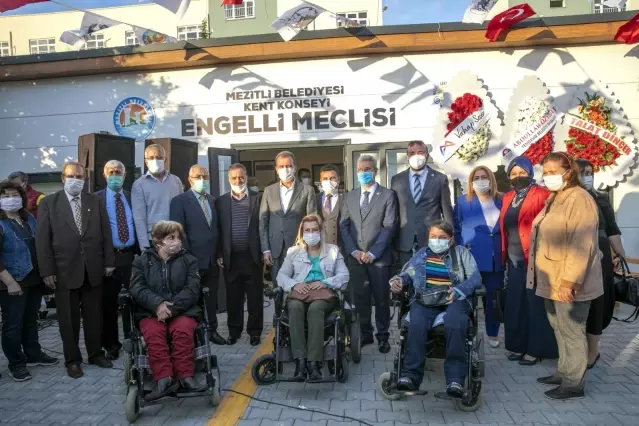 Engelliler, Mezitli'de yeni bir yaşam alanına kavuştu