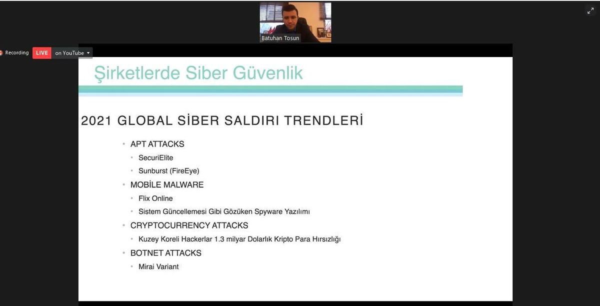 GAGİAD dikkat edilmesi gereken siber güvenlik önlemlerini konuştu