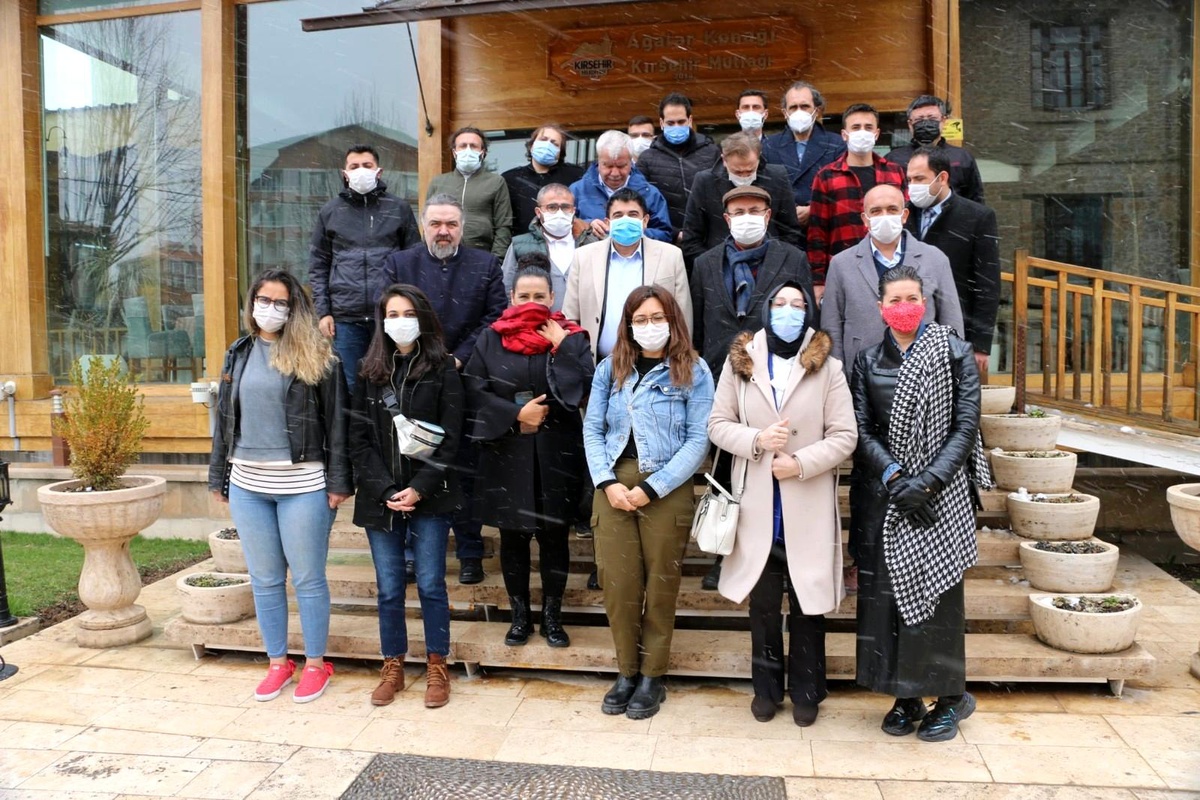 Gazeteciler, \'medya, kültür, sanat ve turizm\' buluşmalarında Ahi diyarı Kırşehir\'de konakladı