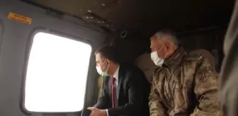 Siirt Valisi'nden PKK'ya operasyon bölgesinde inceleme