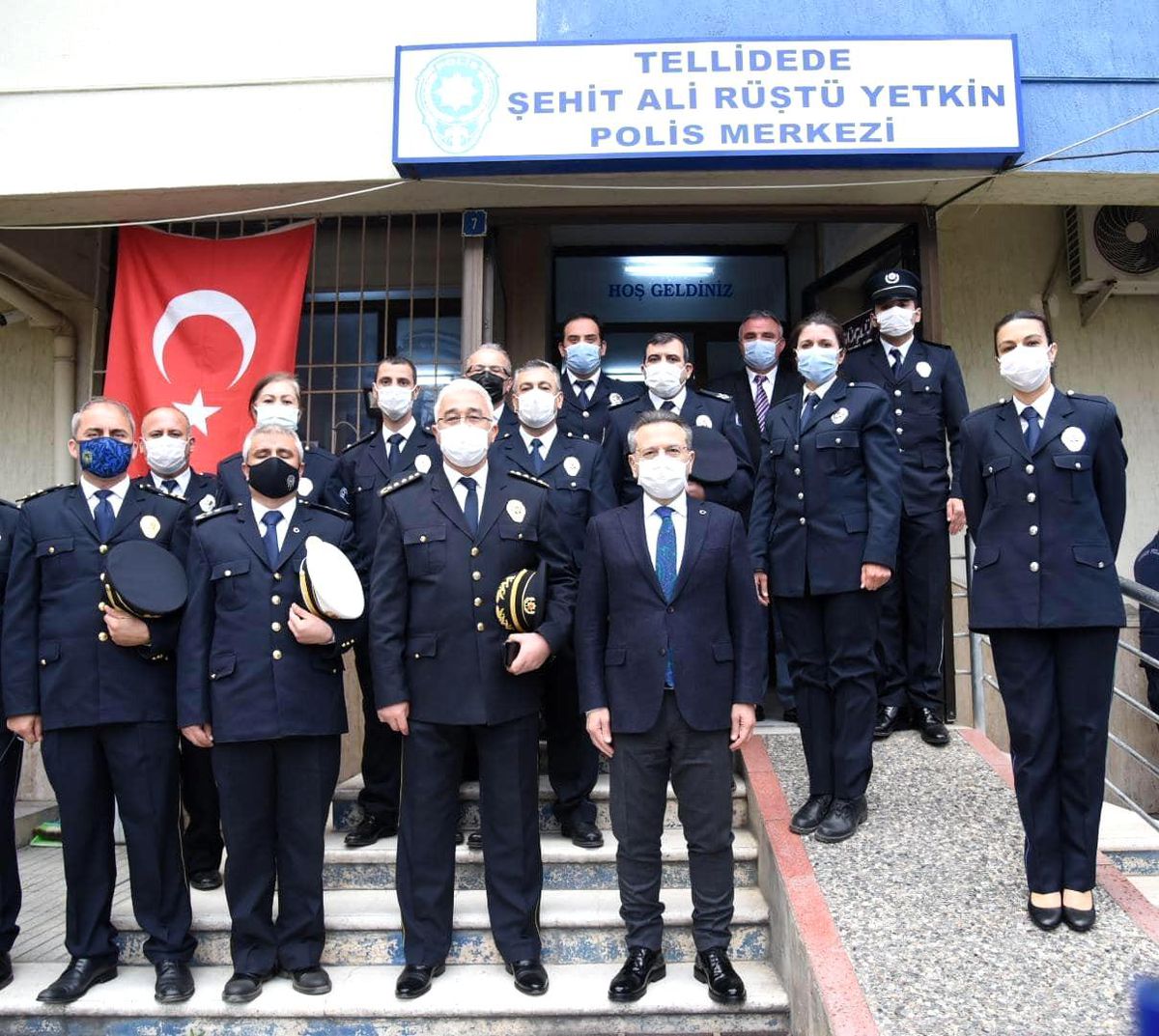 Son dakika haberi! Vali Aksoy\'dan Şehit Ali Rüştü Yetkin Polis Merkezi\'ne ziyaret