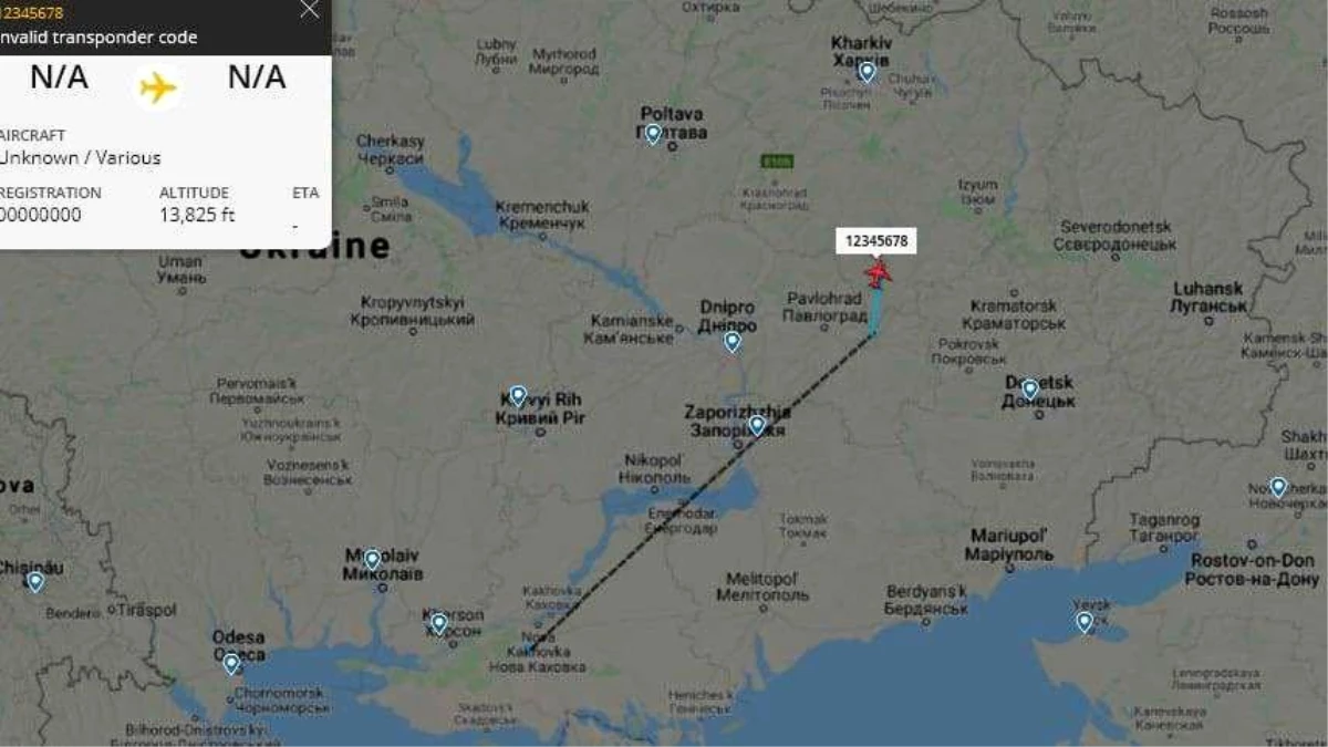 Donbass\'ta keşif uçuşu
