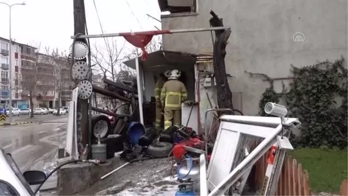 KIRIKKALE - İş yerinde gaz sızıntısından kaynaklı patlamada bir kişi yaralandı