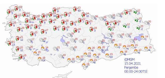 Meteoroloji gün verip uyardı! Şemsiyeleri hazırlayın, kuvvetli yağış geliyor