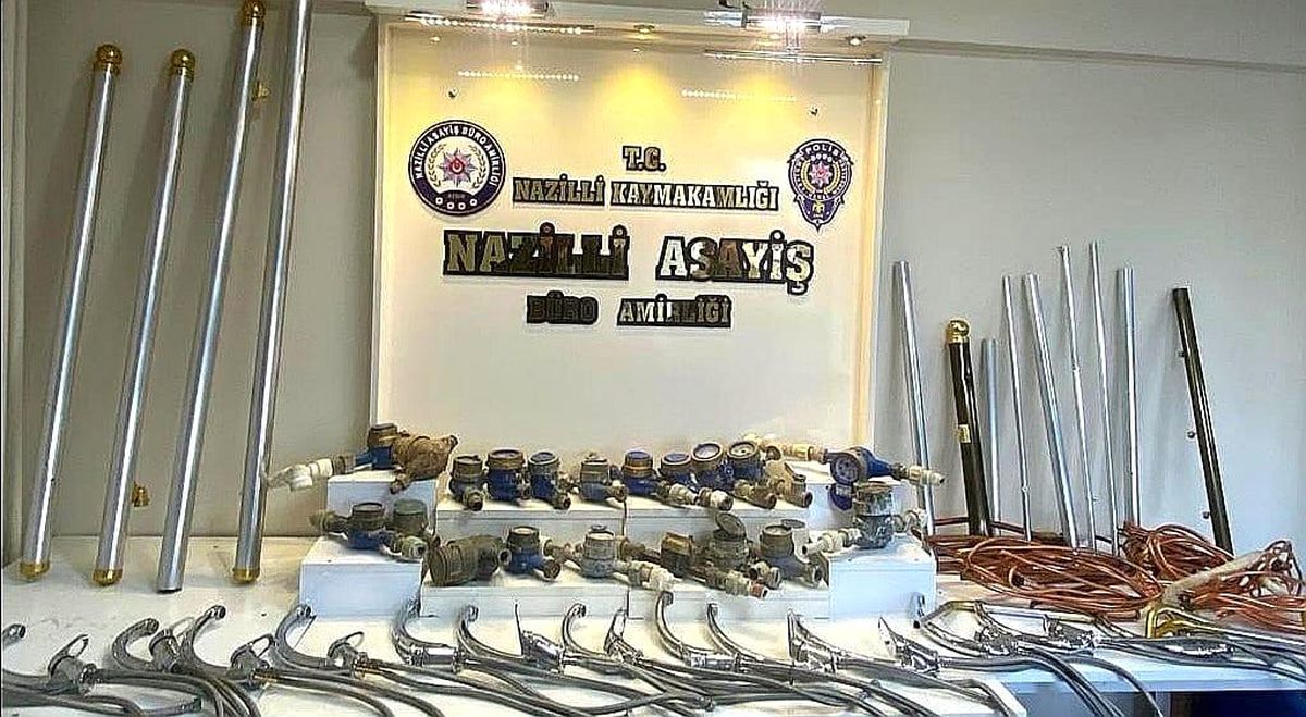 Nazilli\'de inşaat hırsızı yakalandı