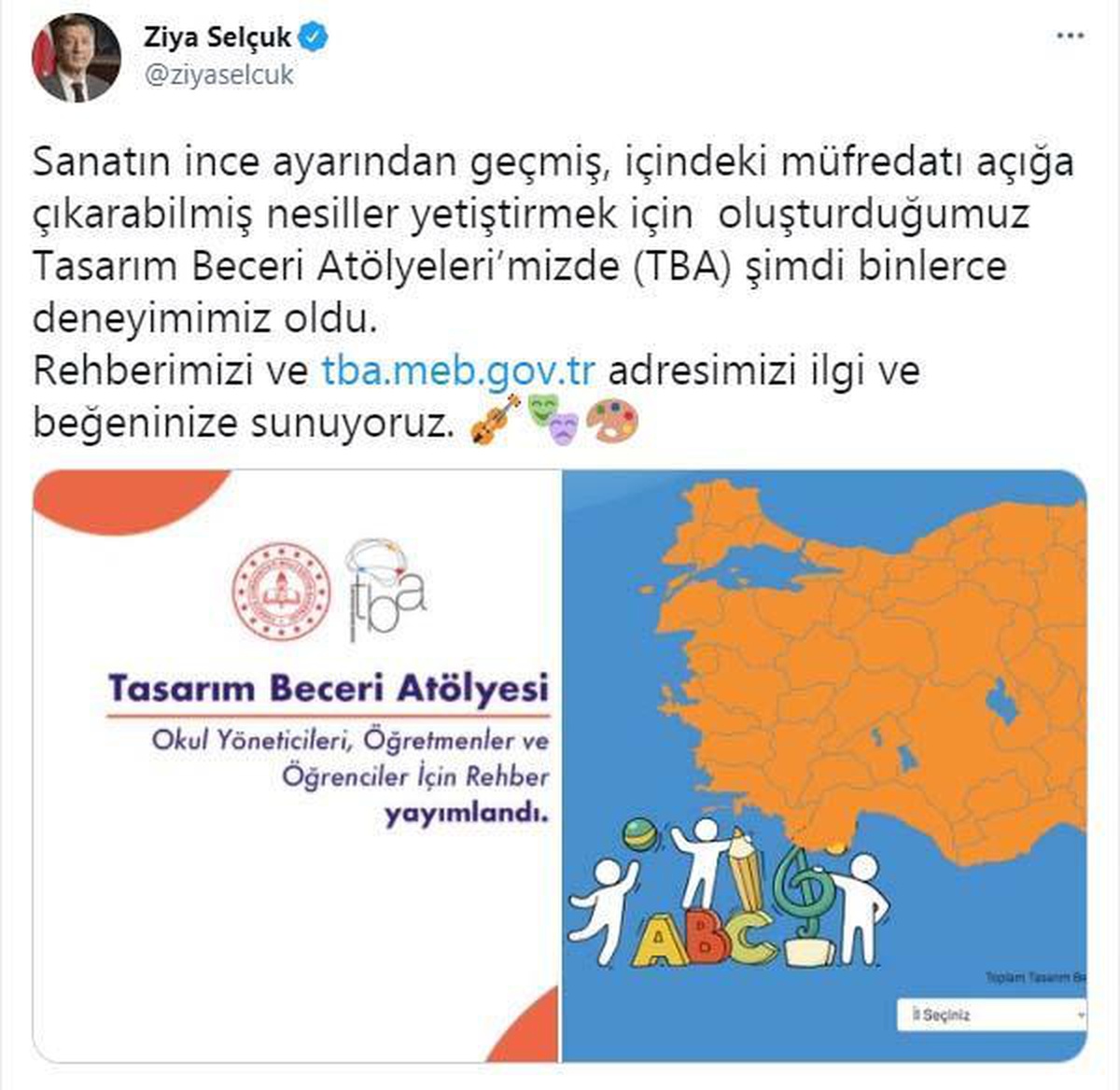 Bakan Selçuk: Çocuklarımızın deneyerek, keşfederek var olmalarını istiyoruz