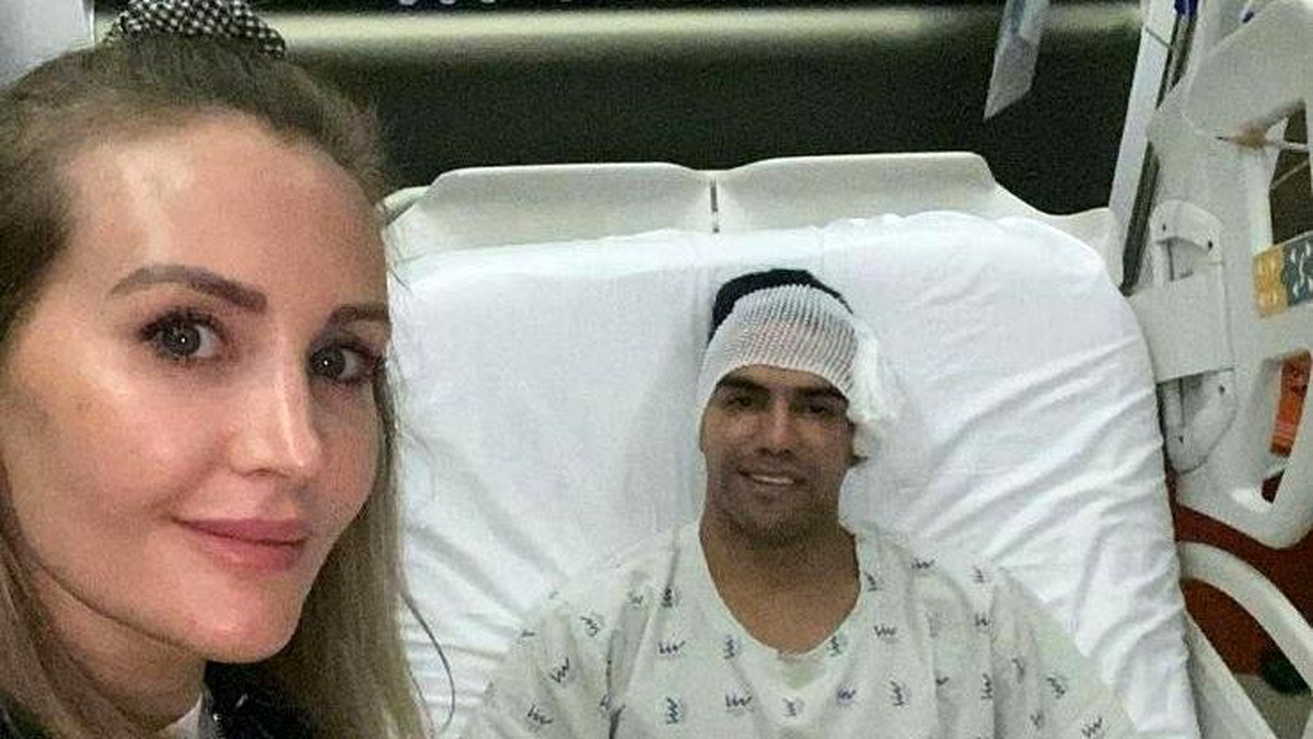 Falcao\'nun ameliyatından sonra ilk fotoğraf geldi