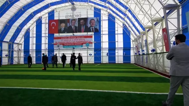 Metruk bina 5 yıldızlı spor tesisine dönüştürüldü Metruk bina 5 yıldızlı spor tesisine dönüştürüldü