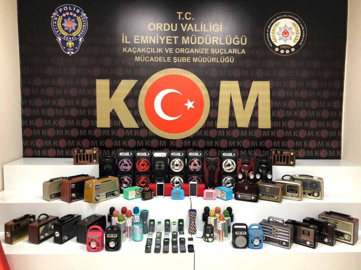 Ordu\'da kaçak emtia operasyonu