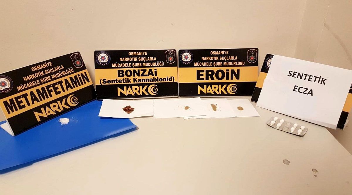 Son dakika haber... Osmaniye\'de uyuşturucu operasyonuna 3 gözaltı