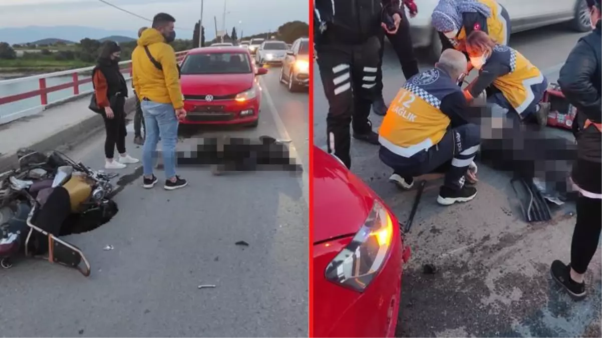 Ayvalık Cunda Köprüsü\'nde feci trafik kazası: 1 ölü