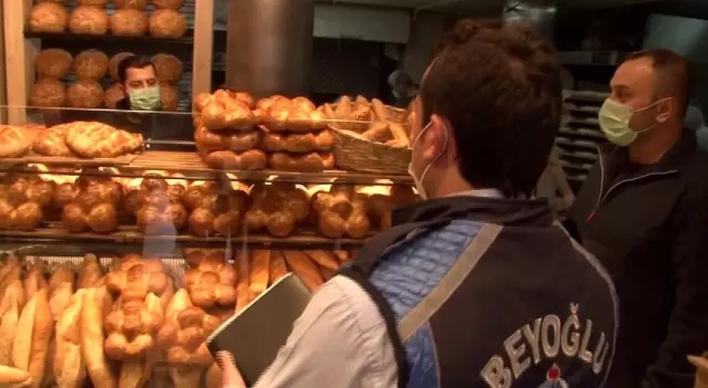 Beyoğlu zabıtasından fırınlara pide ve hijyen denetimi