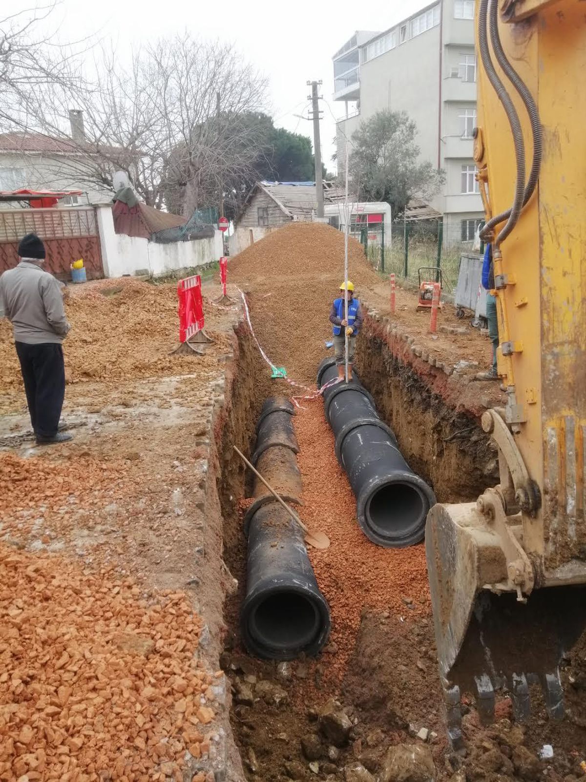 Gebze Eskihisar\'da altyapı çalışması