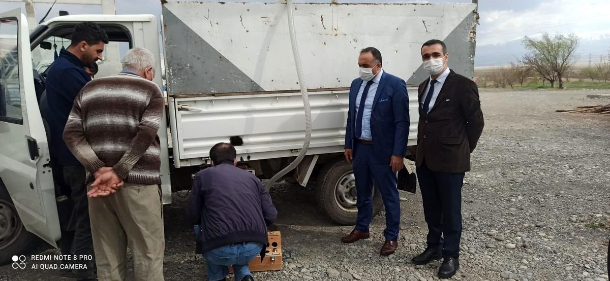 Iğdır\'da süt toplama terazileri kontrol edildi