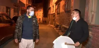 İstanbul'da Ramazan davulcusundan 'korona virüs bestesi'