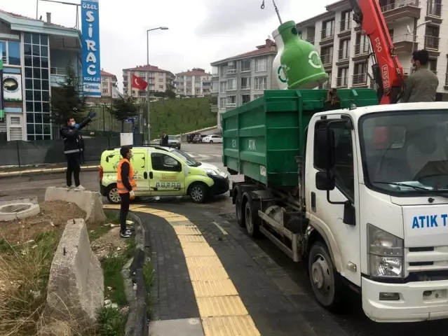 Keçiören'de bir yılda bin 486 ton atık cam toplandı