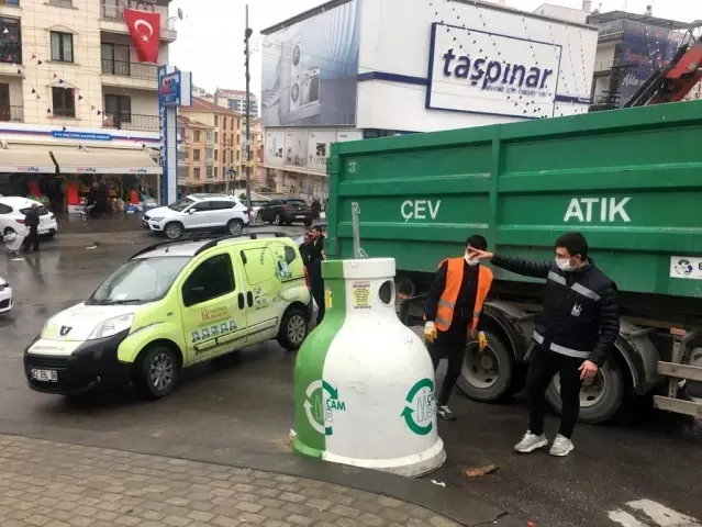 Keçiören'de bir yılda bin 486 ton atık cam toplandı