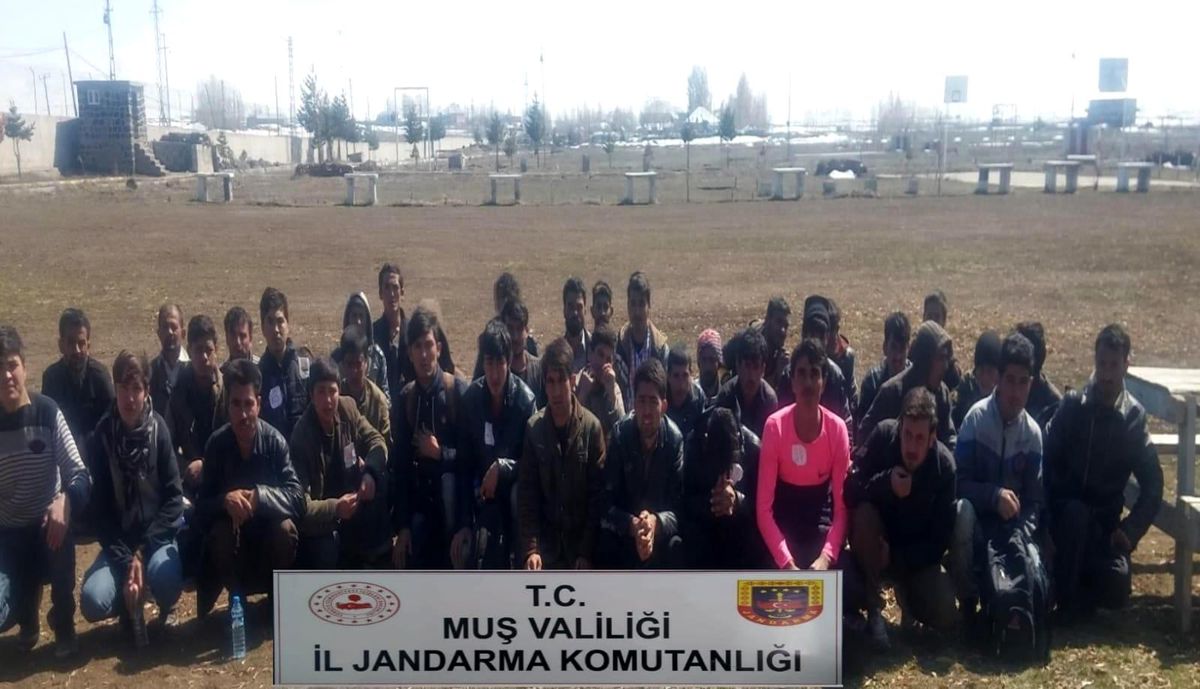 Son dakika haberleri... Muş\'ta 42 düzensiz göçmen yakalandı
