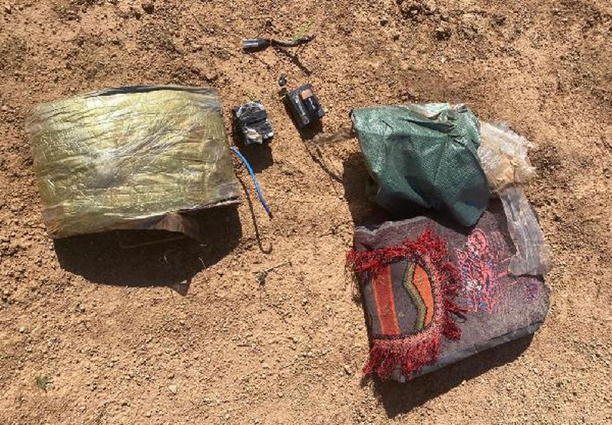 Tel Abyad\'da, 30 kilo patlayıcı ele geçirildi
