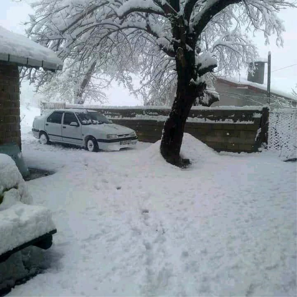 Zonguldak\'ta Nisan ayında 30 santimetre kar yağdı