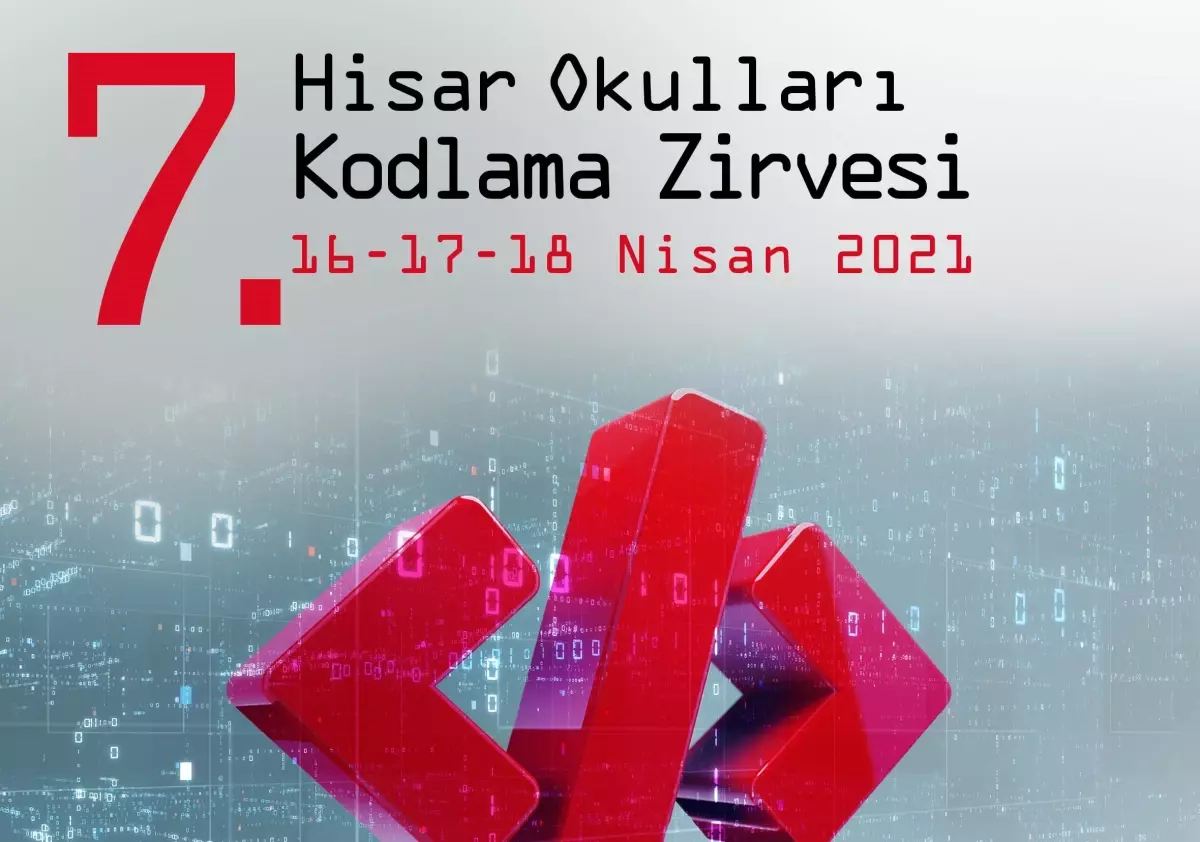 14 Nisan 2021 Hisar Okulları\'ndan 16-18 Nisan 2021\'de 7. kez "Hisar Kodlama Zirvesi"