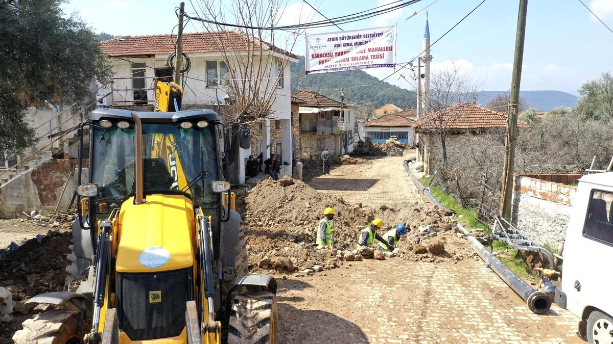 Son dakika haber... Aydın Büyükşehir Belediyesi tarımsal sulama yatırımlarını sürdürüyor