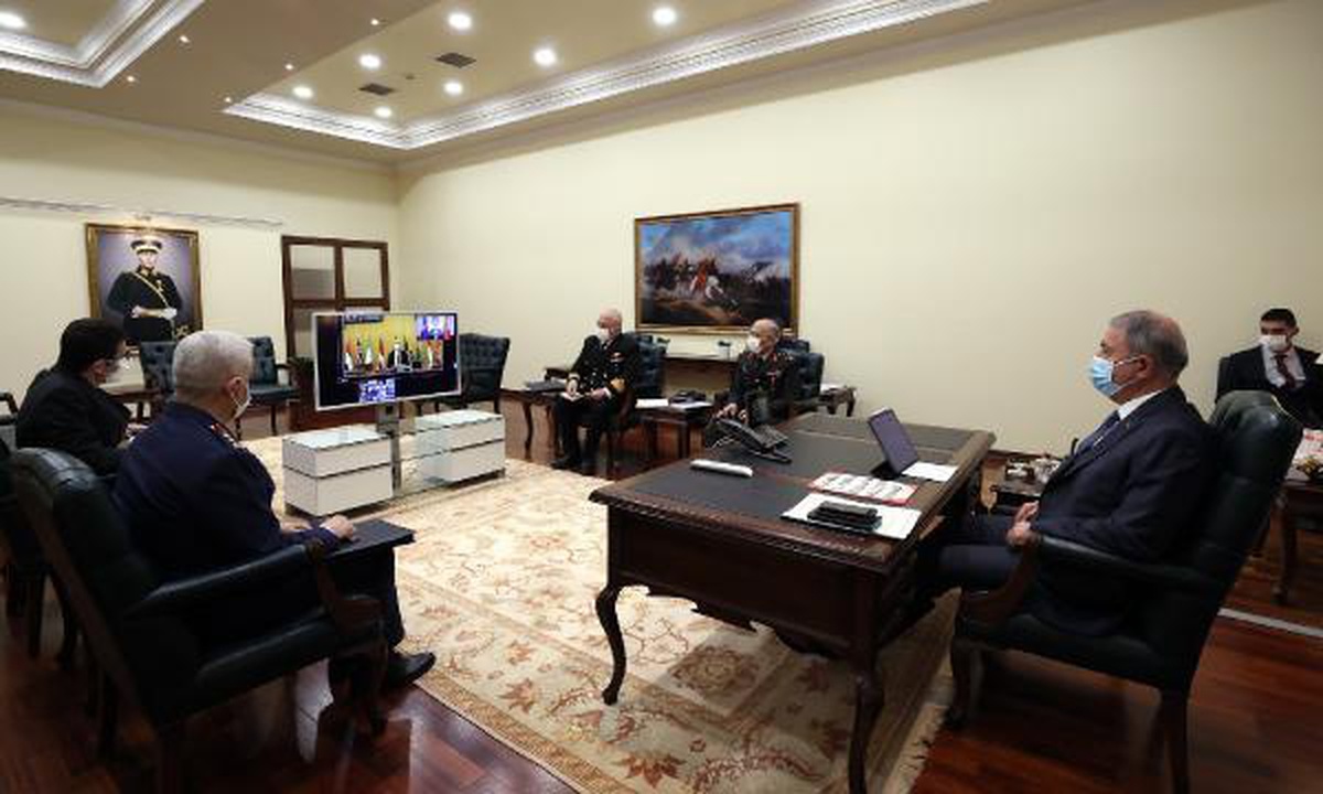 Bakan Akar, NATO\'nun Afganistan toplantısına katıldı