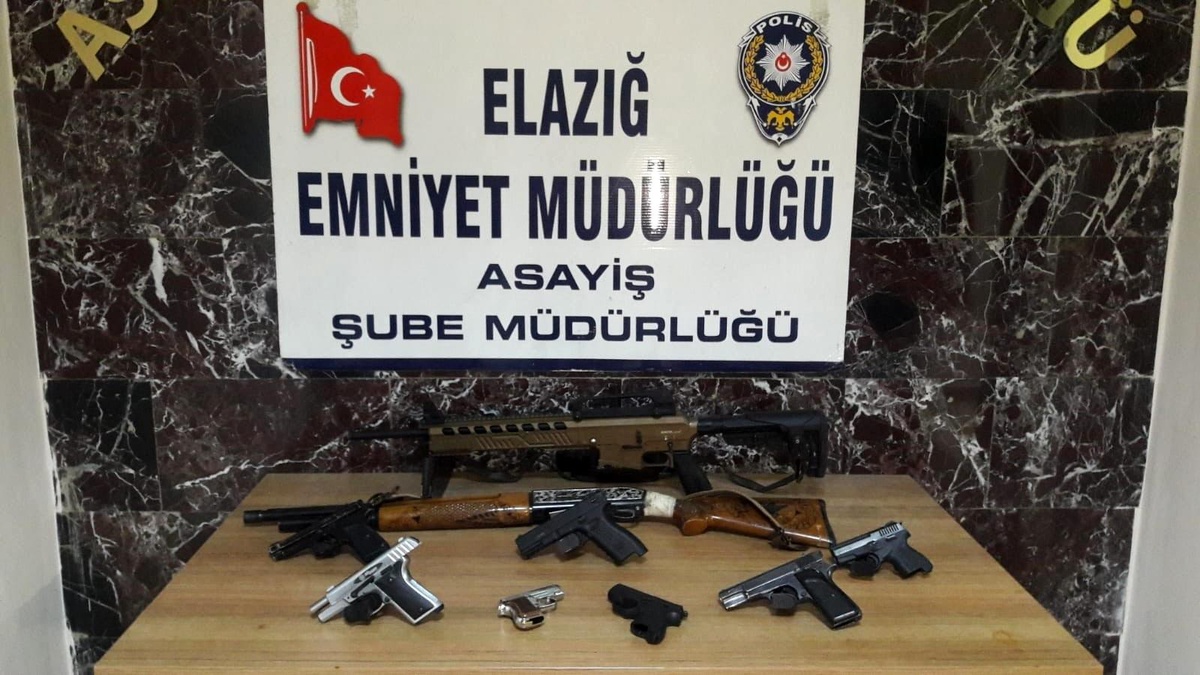 Elazığ\'da şok ve asayiş uygulamalarında yakalanan 35 şüpheli tutuklandı
